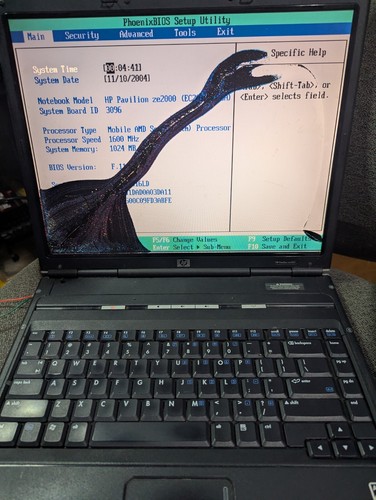 Pavilion ze2308wm 4 inch - hp,