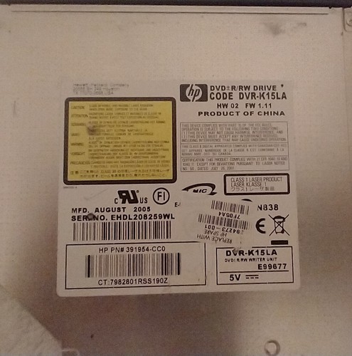 Original dvdr drive w - original, hp
