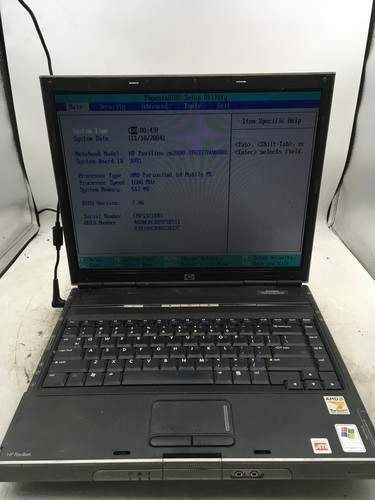 Pavilion ze2000 boots to - pavilion,